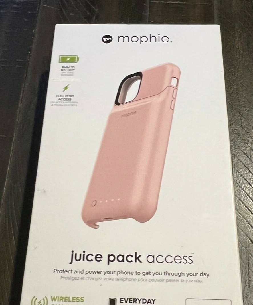 Mophie Juice Pack Access iPhone 11 / XR (6.1") 2000mAh Battery Case - Blush Pink