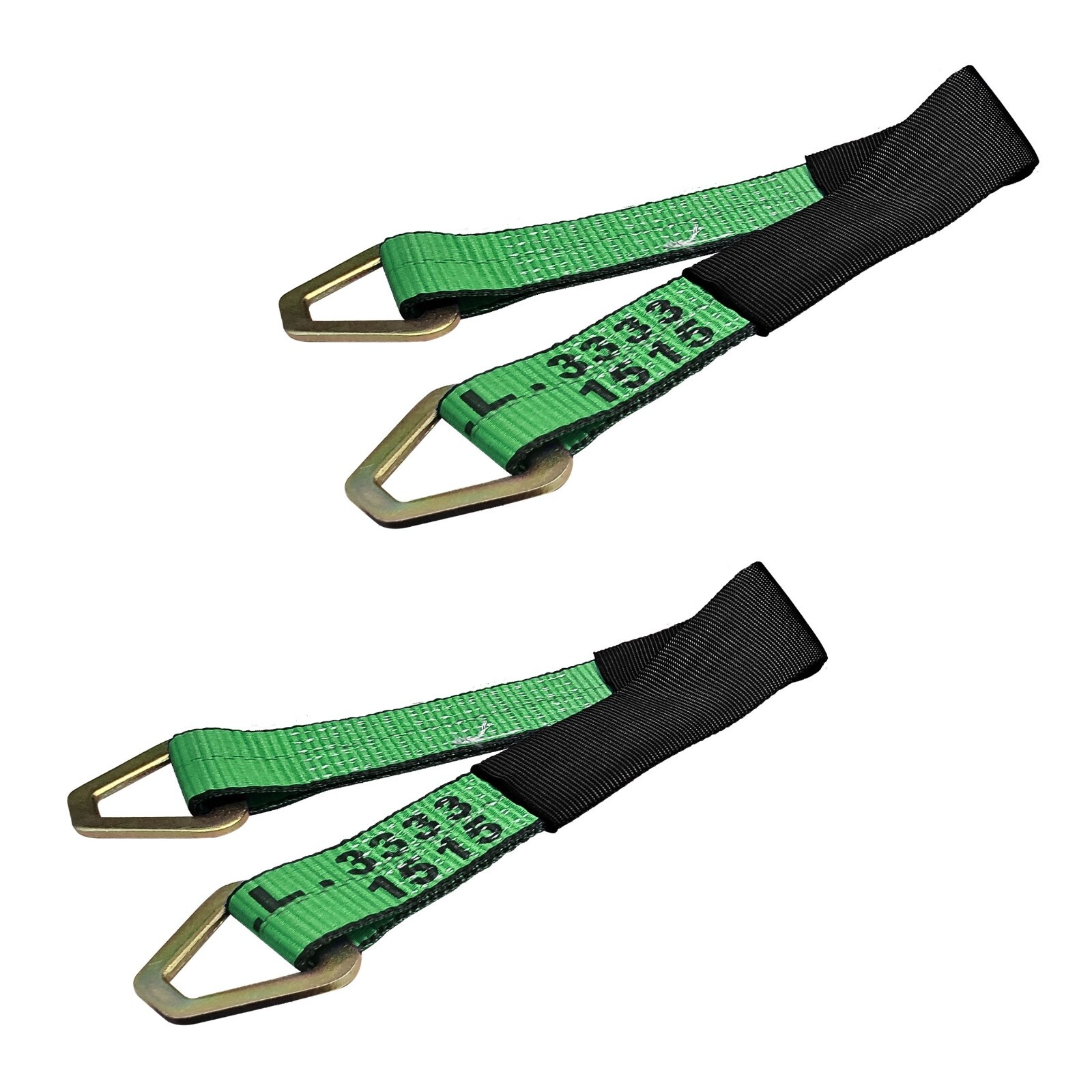 USA 2 Pack 2" x 72" Axle Strap Race Car Auto Hauler Tow Truck Wheel Tie Down