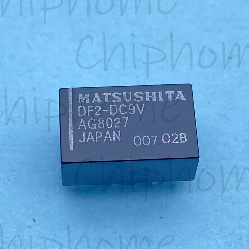 1PC MATSUSHITA DF2-DC9V AG8027 9VDC Power Relay 8Pins