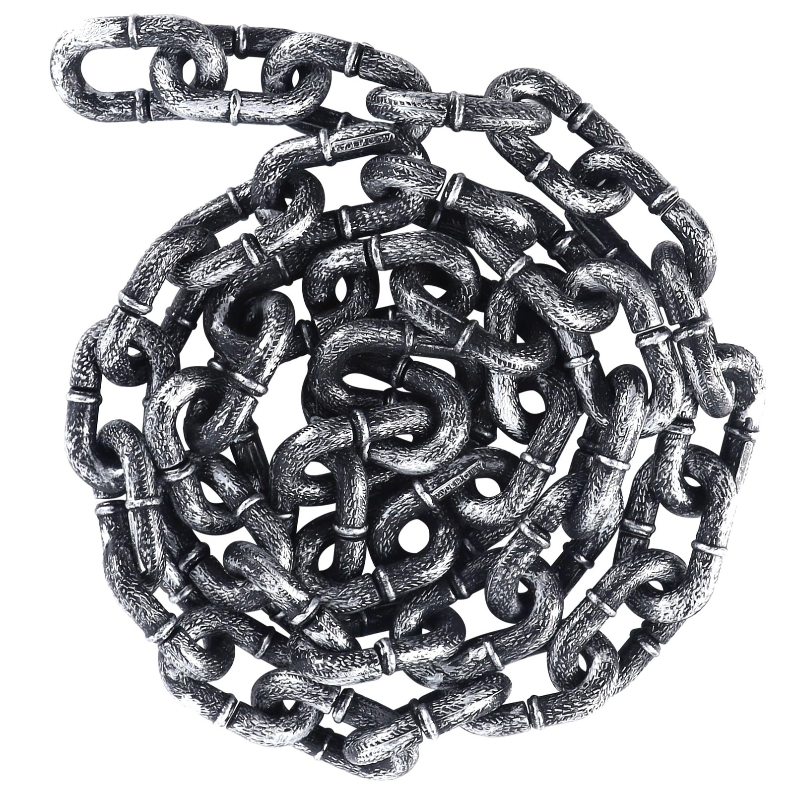 Glory Island Halloween Plastic Chains, 6FT Fake Chain Links 1 Pack, 1 Pack