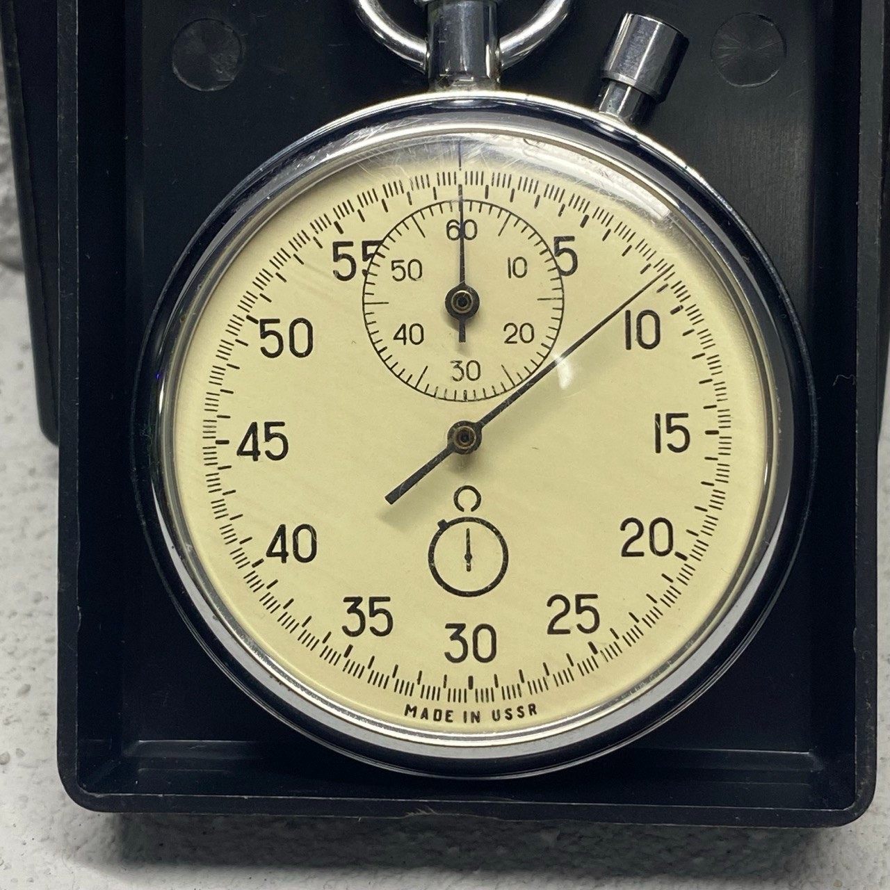 159_Vintage Soviet Stopwatch AGAT 100% Original 2 button USSR