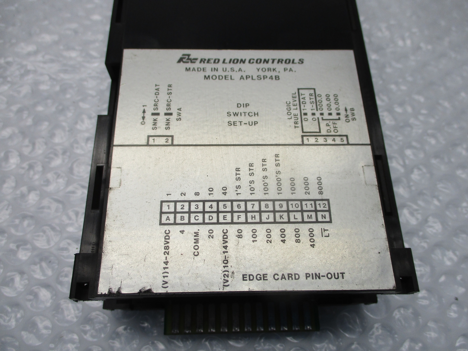 RED LION CONTROLS APLSP4B0 PANEL METER NSNP