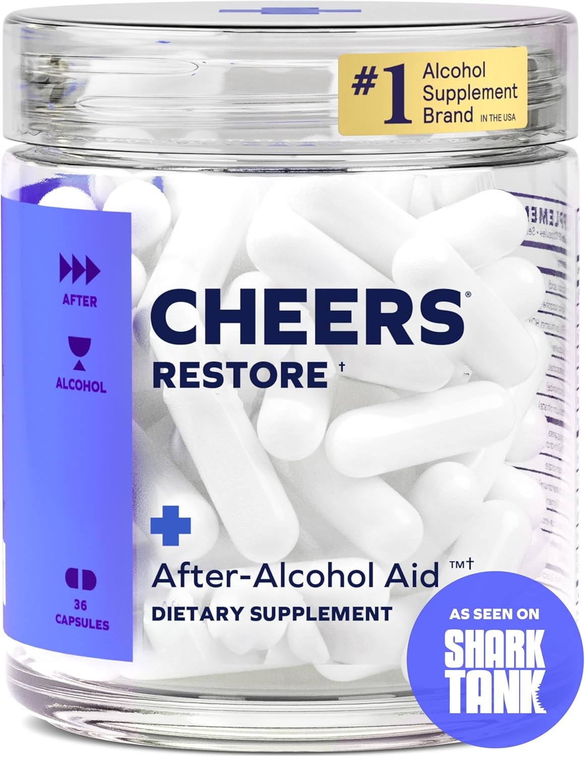 Cheers Restore | Supplement with DHM + L-Cysteine|Feel Better After Drinking