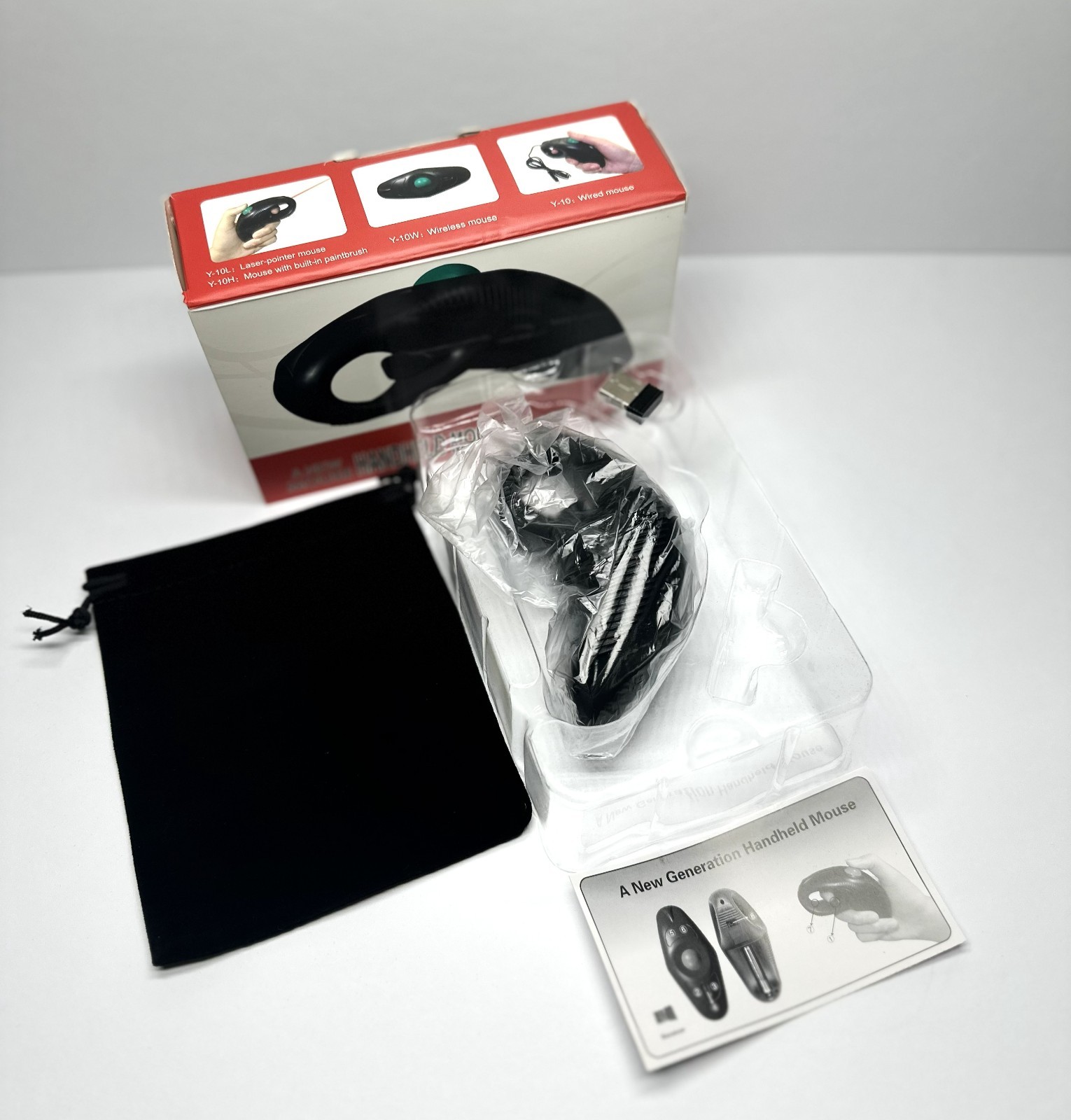 Wireless Air Mouse Presenter Y-10W 2.4GHz Remote Control USB Receiver PC Smart T