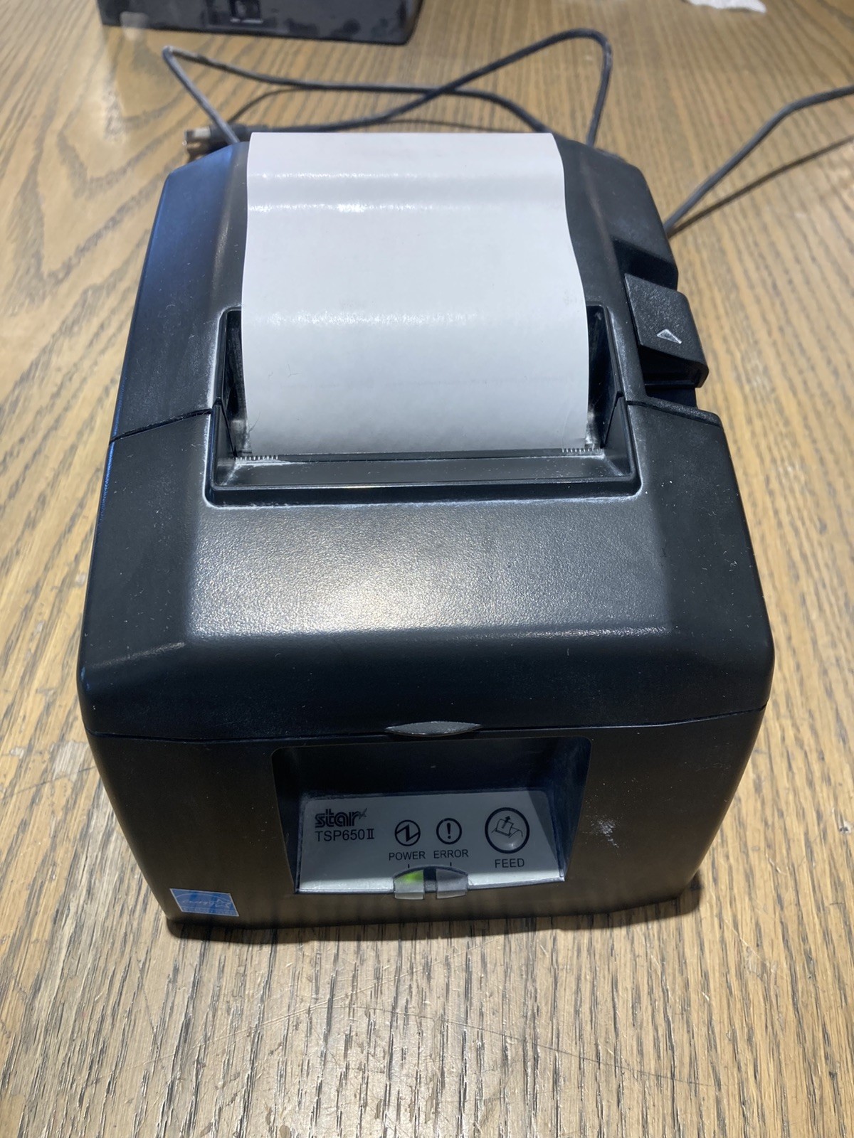 Star Micronics TSP650II Receipt Printer USB with power cord and 4 thermal rolls