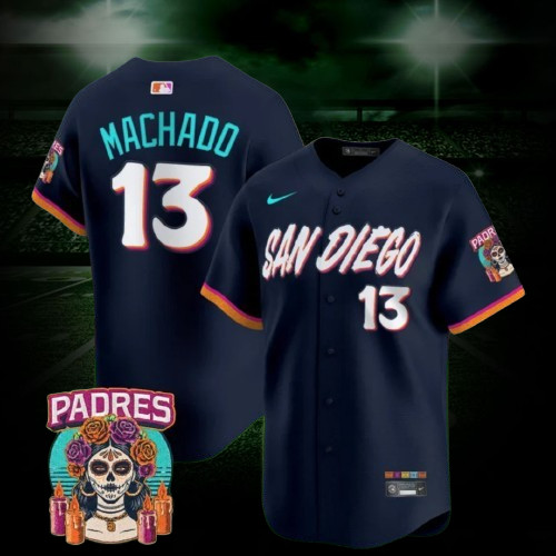 Manny Machado #13 Padres City Connect 2026 Stitched Jersey "All Sizes"