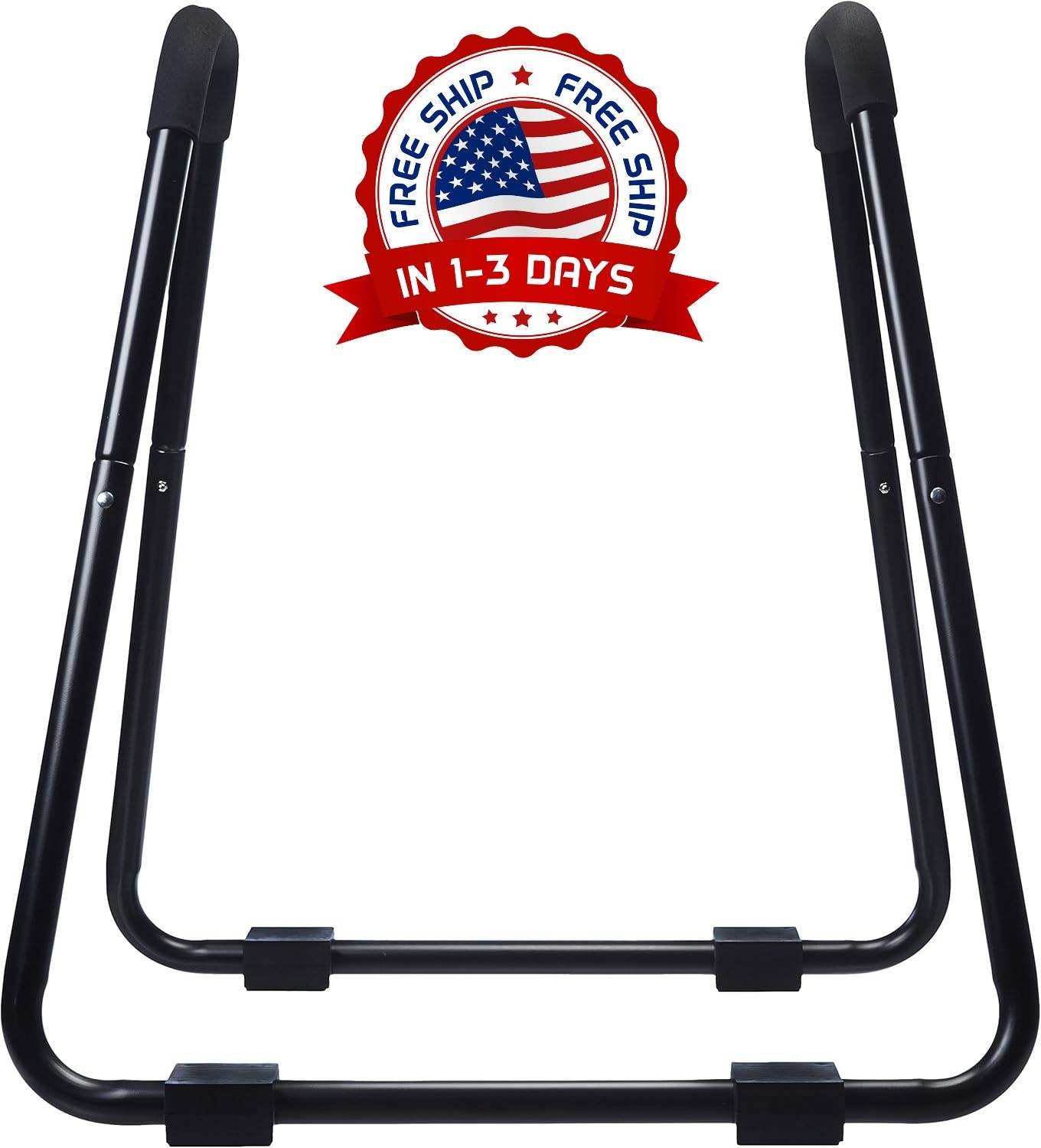 Soporte de inmersión para entrenamiento de fuerza de acero aleado (Black) NEW US