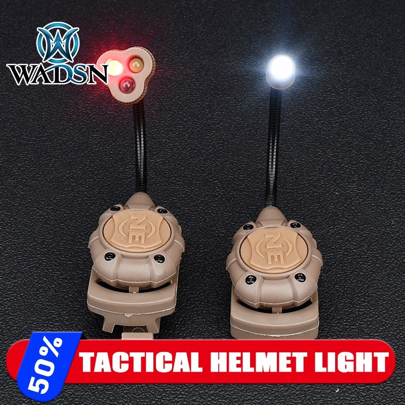 Tactical Airsoft Helmet Light Princeton Softair Lantern IR Red Dot Tec Mpls 3