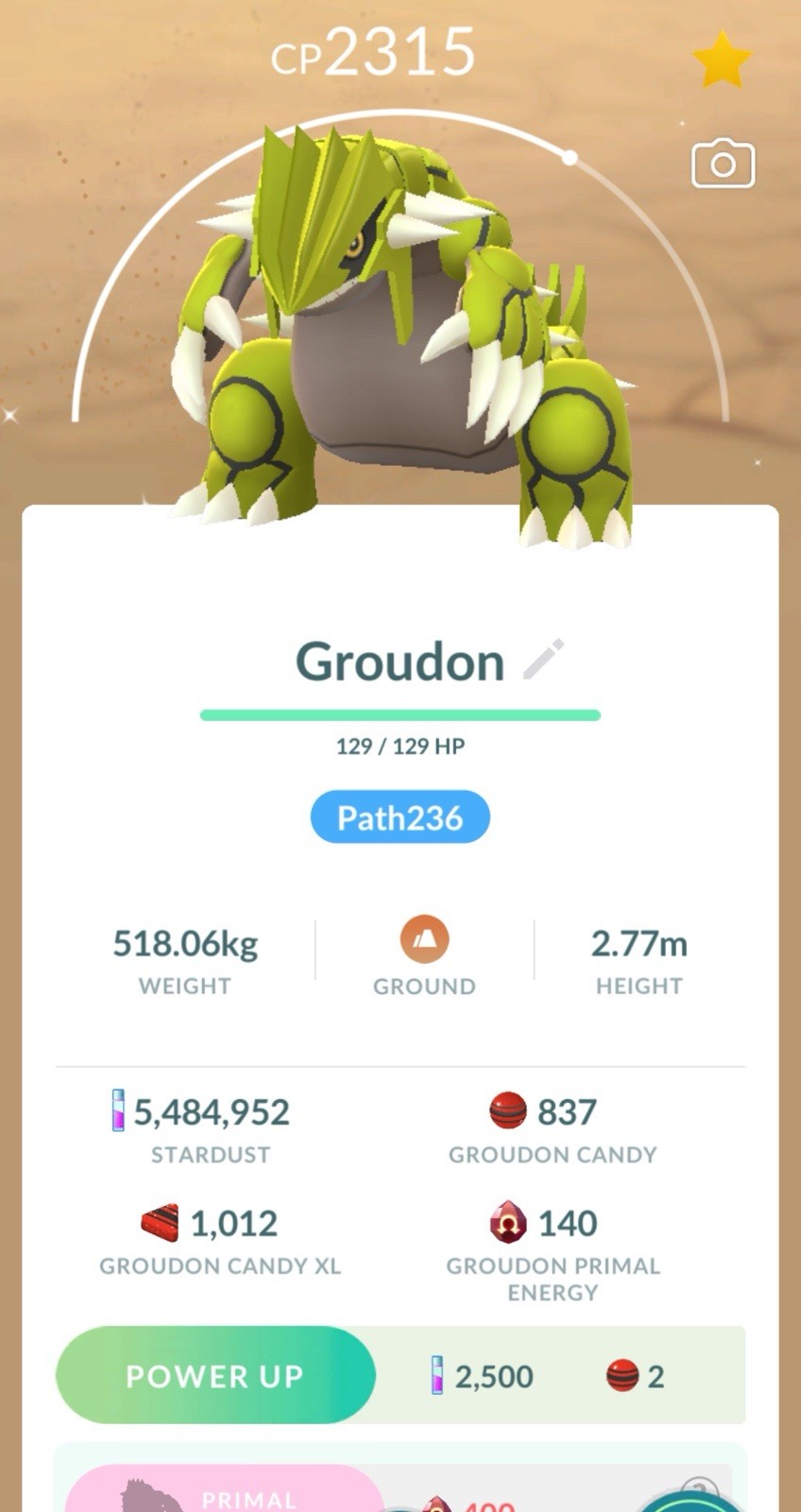 Pokemon Shiny Groudon 30 Days Friendship Available Go