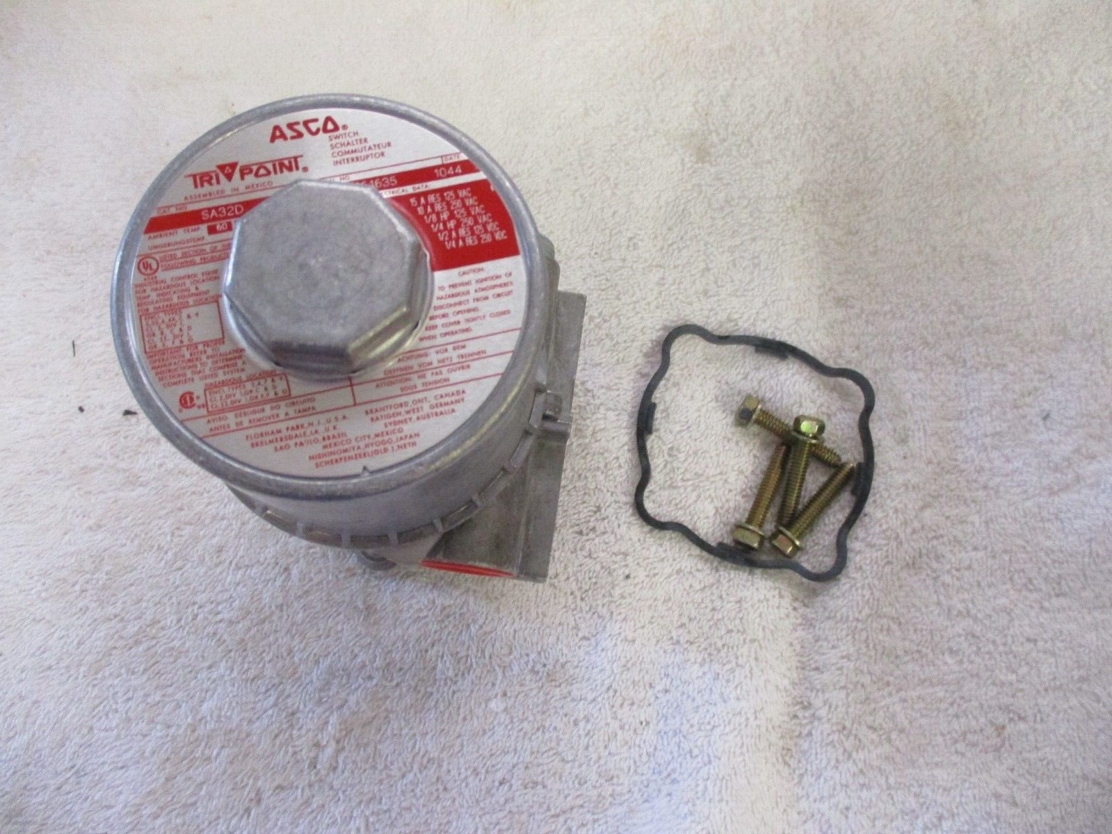 NIB ASCO TRI POINT Pressure Switch SA32D #1
