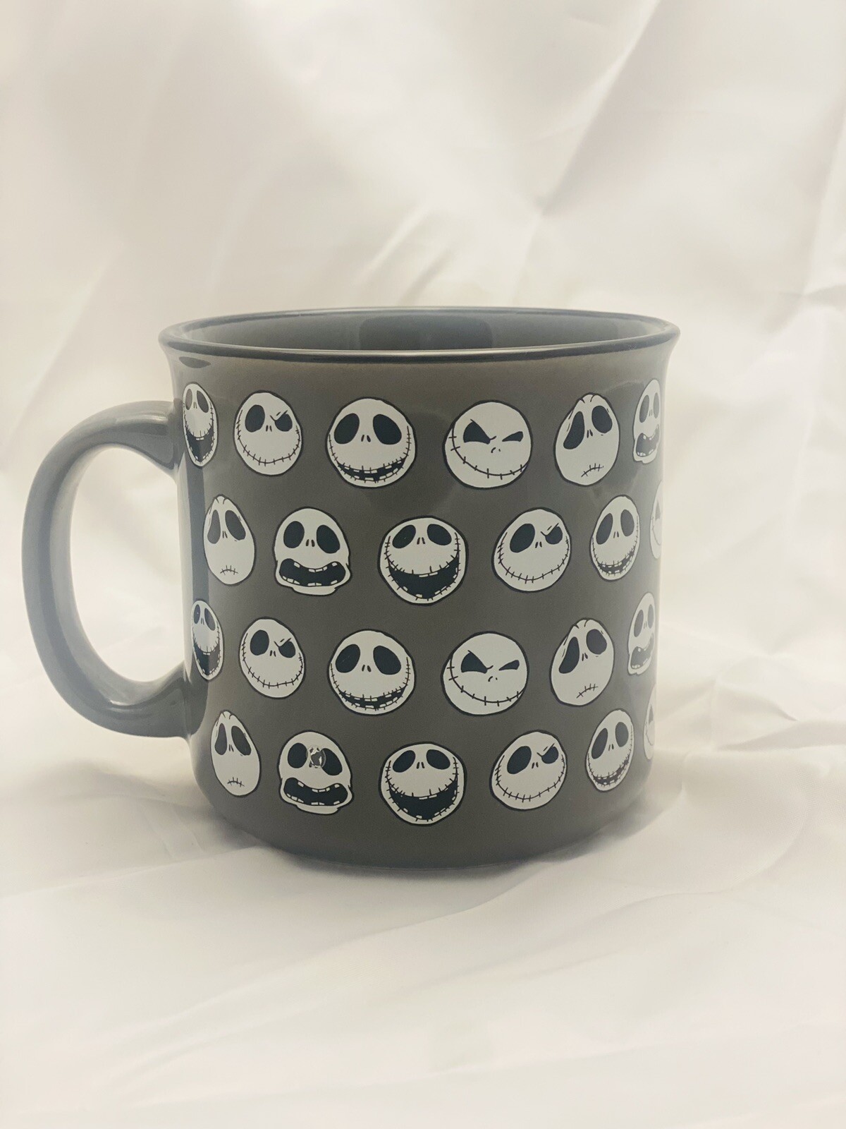 Grey Jack Skellington 20oz Camper Style Mug