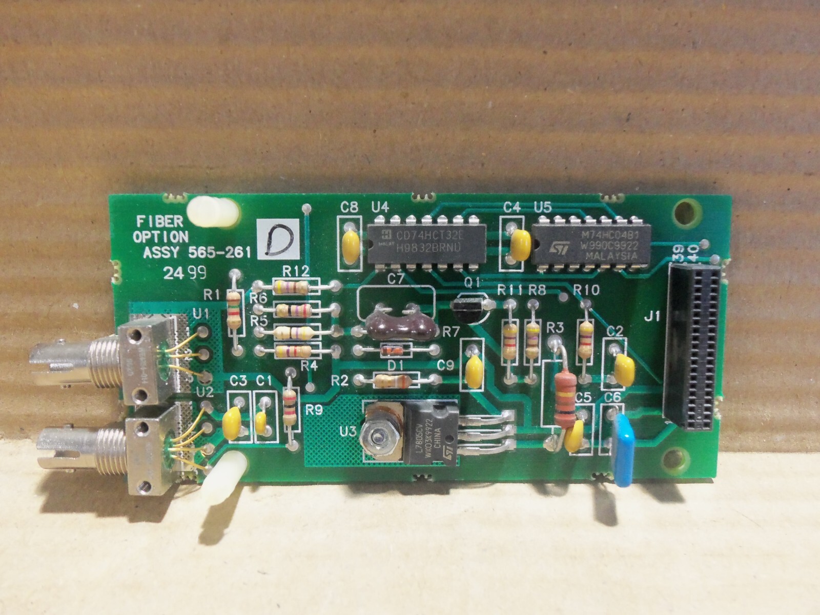 NEW FIBER OPTION 565-261 EP1394V0 CIRCUIT BOARD CARD FIRE ALARM 565261