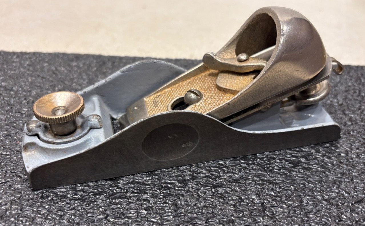 Vintage Sears Craftsman Adjustable Mouth Block Plane Made In USA Woodworking 306
