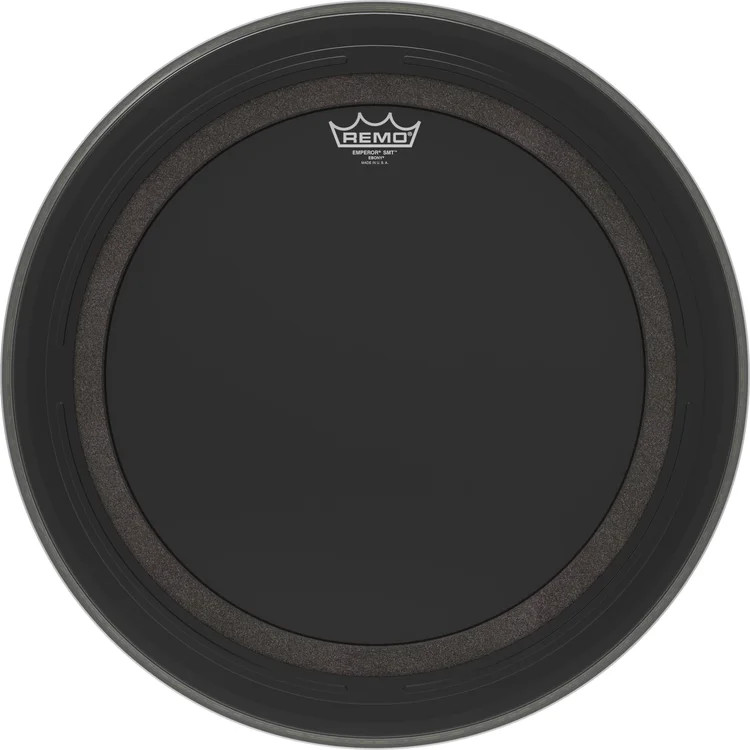 Remo Emperor SMT Ebony Bass Drumhead - 20 inch