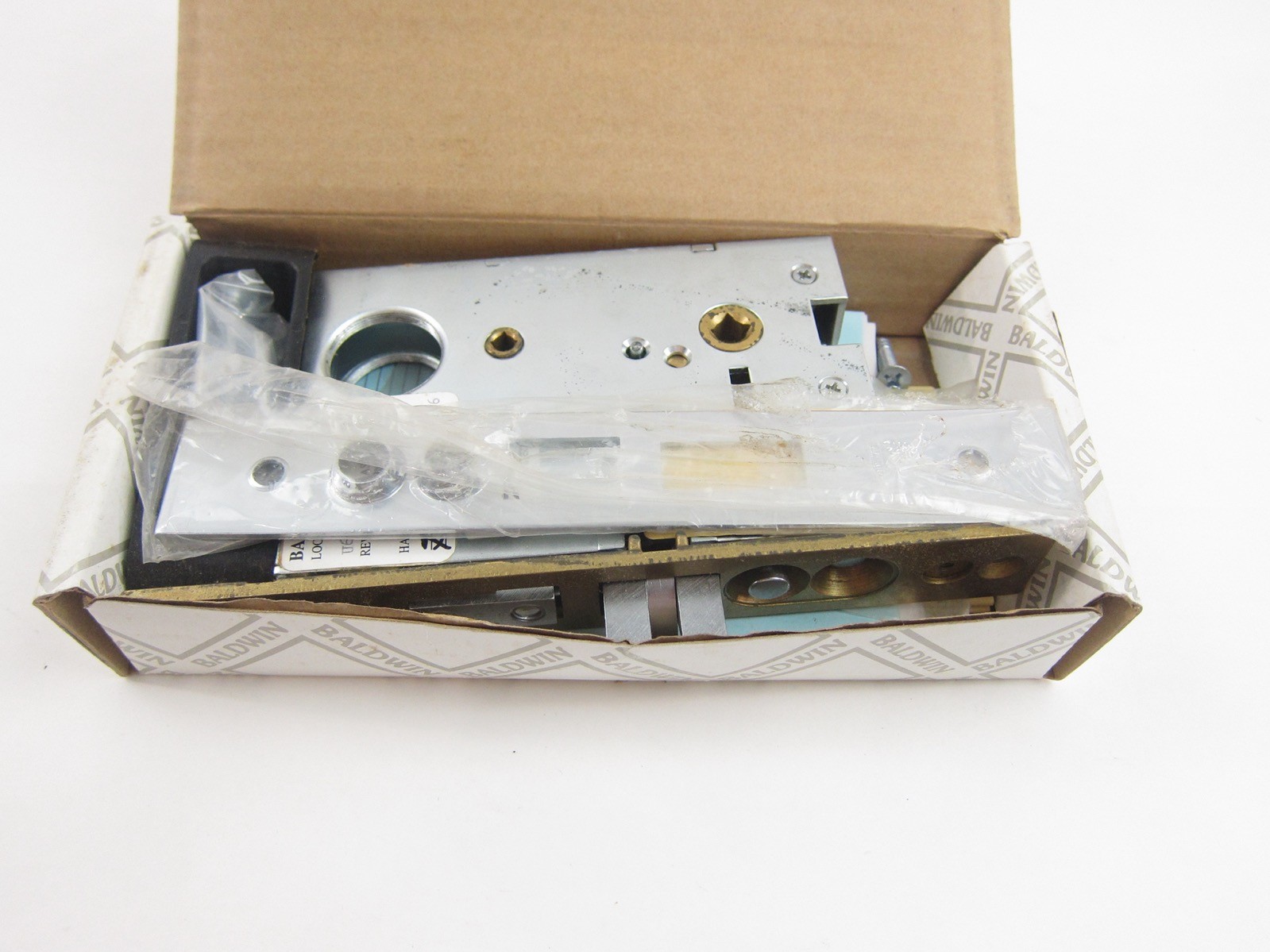 Baldwin 6001.LH.264 L Mortise Lock Satin Chrome Finish 6001LH264L (B)