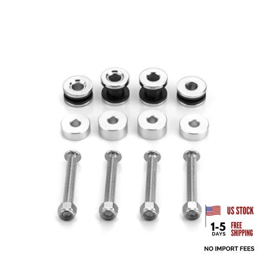 Docking Hardware Kit for Sissy Bar Luggage Rack - Compatible with Harley