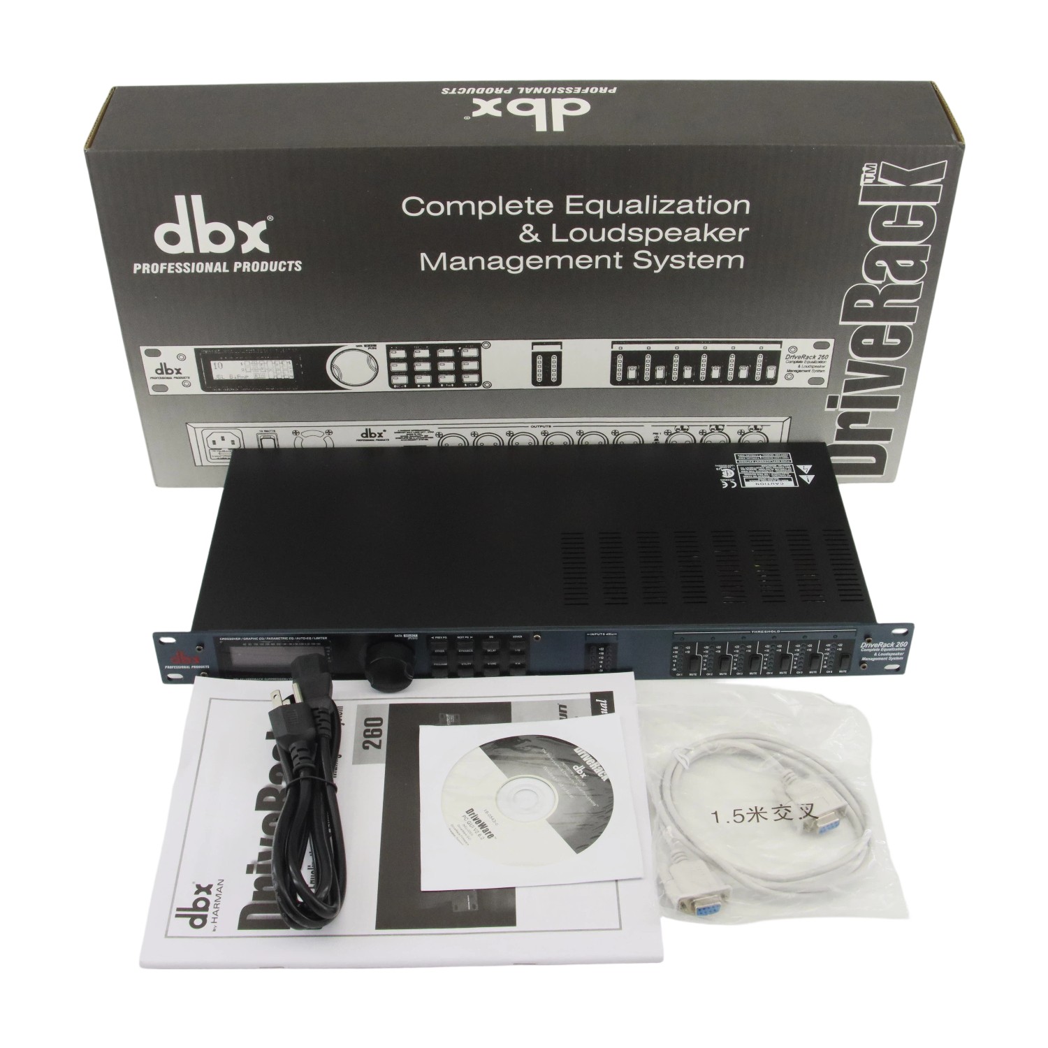 NEW DBX DriveRack 260 Loudspeaker Management System 2 In - 6 Out 100-120V