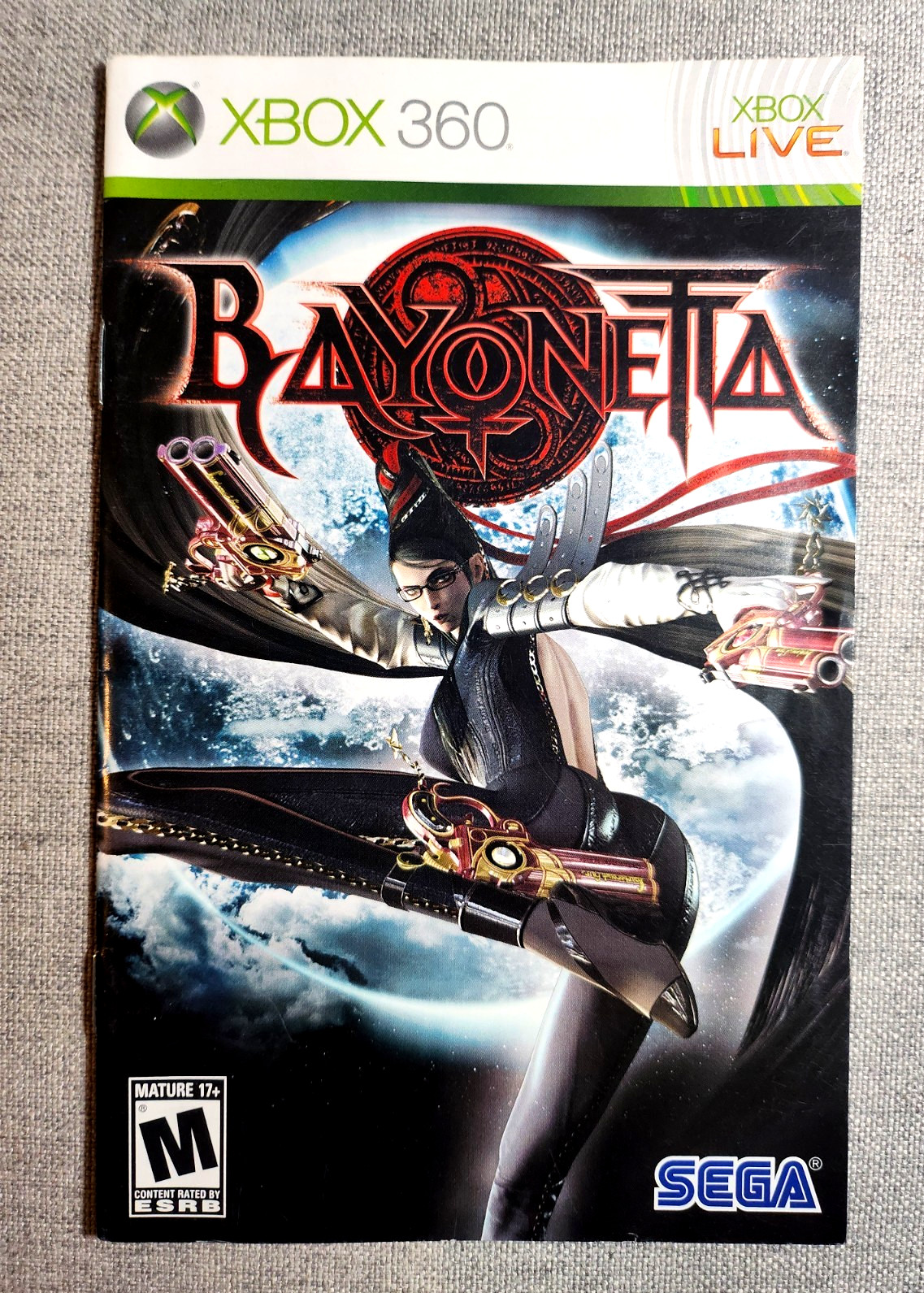 Bayonetta Instruction Manual Only - Xbox 360