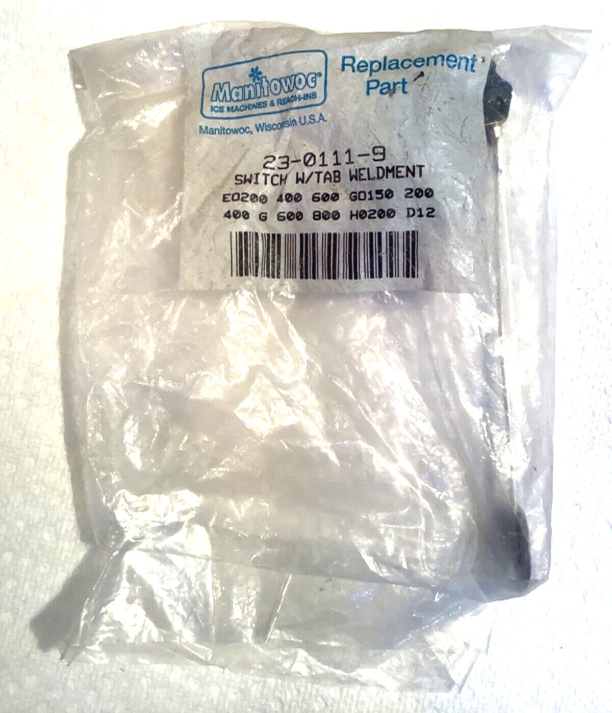 Manitowoc Switch with Tab weldment 23-0111-9, new