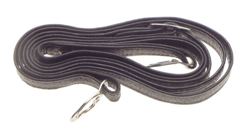 Hasselblad clip on leather camera shoulder neck strap black