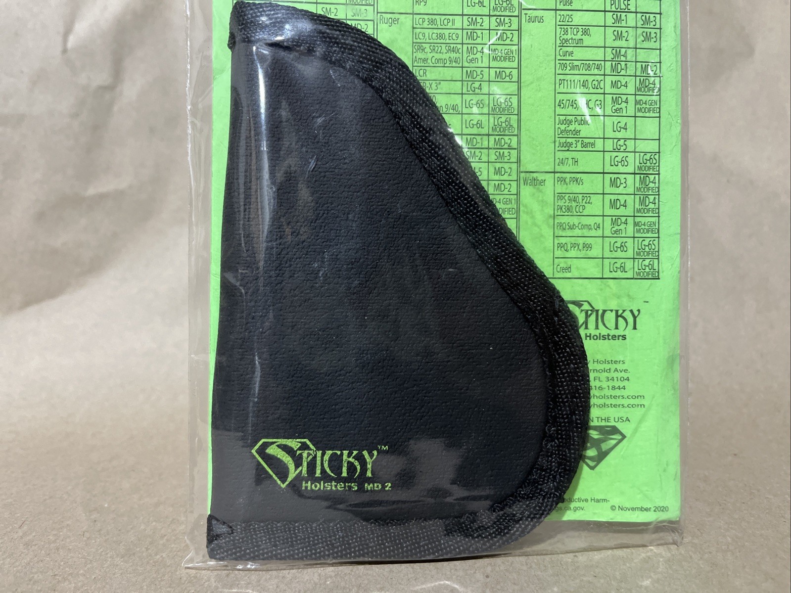 Sticky Holsters Multi Use MD-2 Ambidextrous