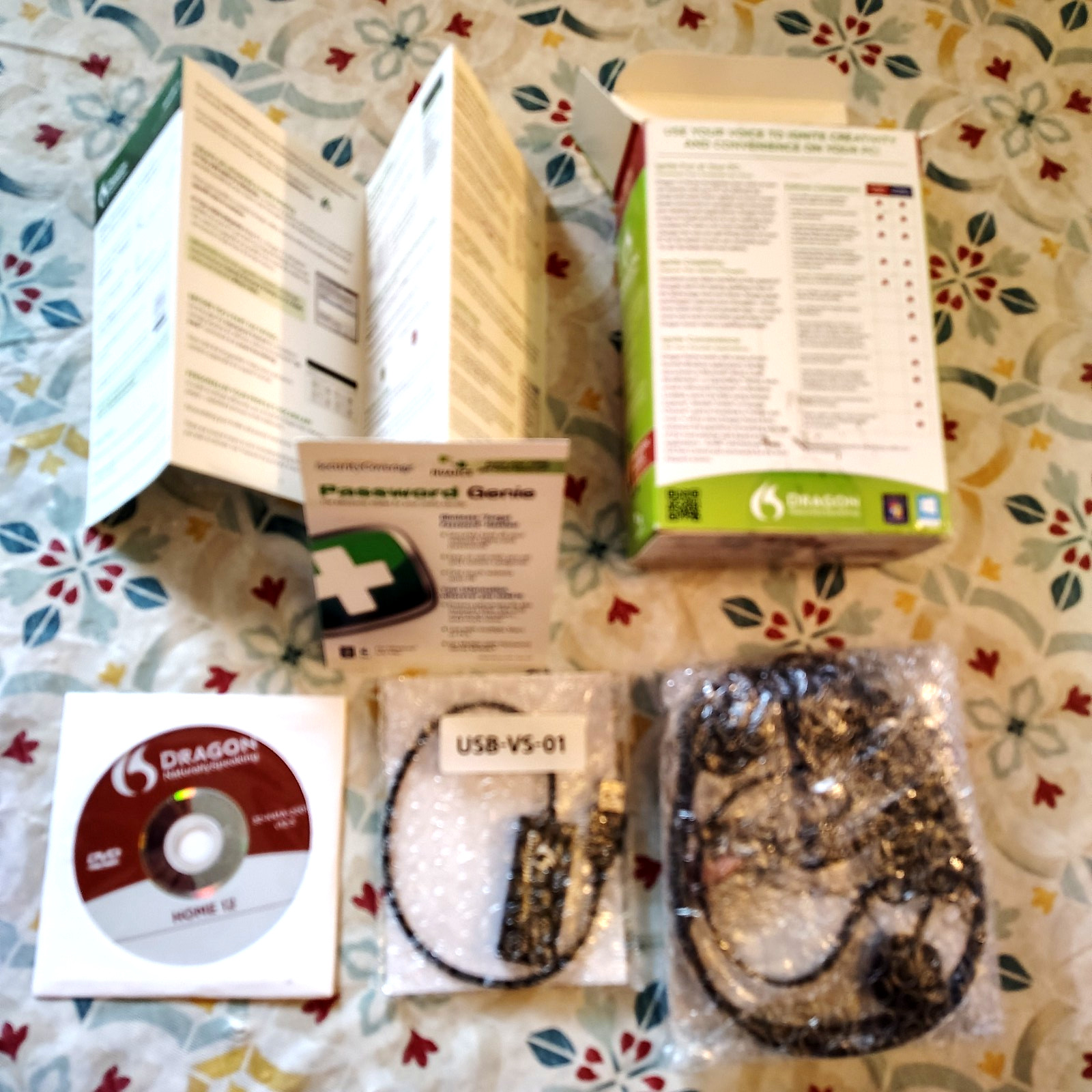 DRAGON Naturally Speaking Home Version 12 Speech Software Nuance NEW in Open Box