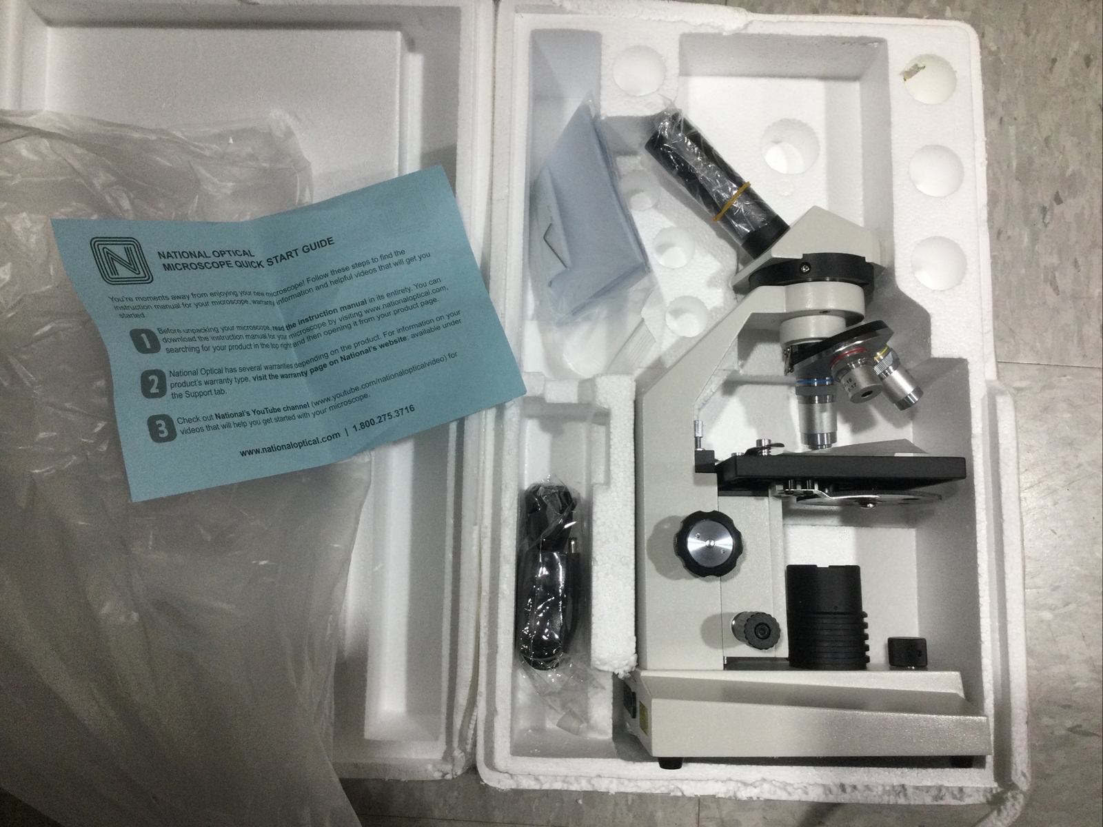 National Optical 127 CLED Microscope