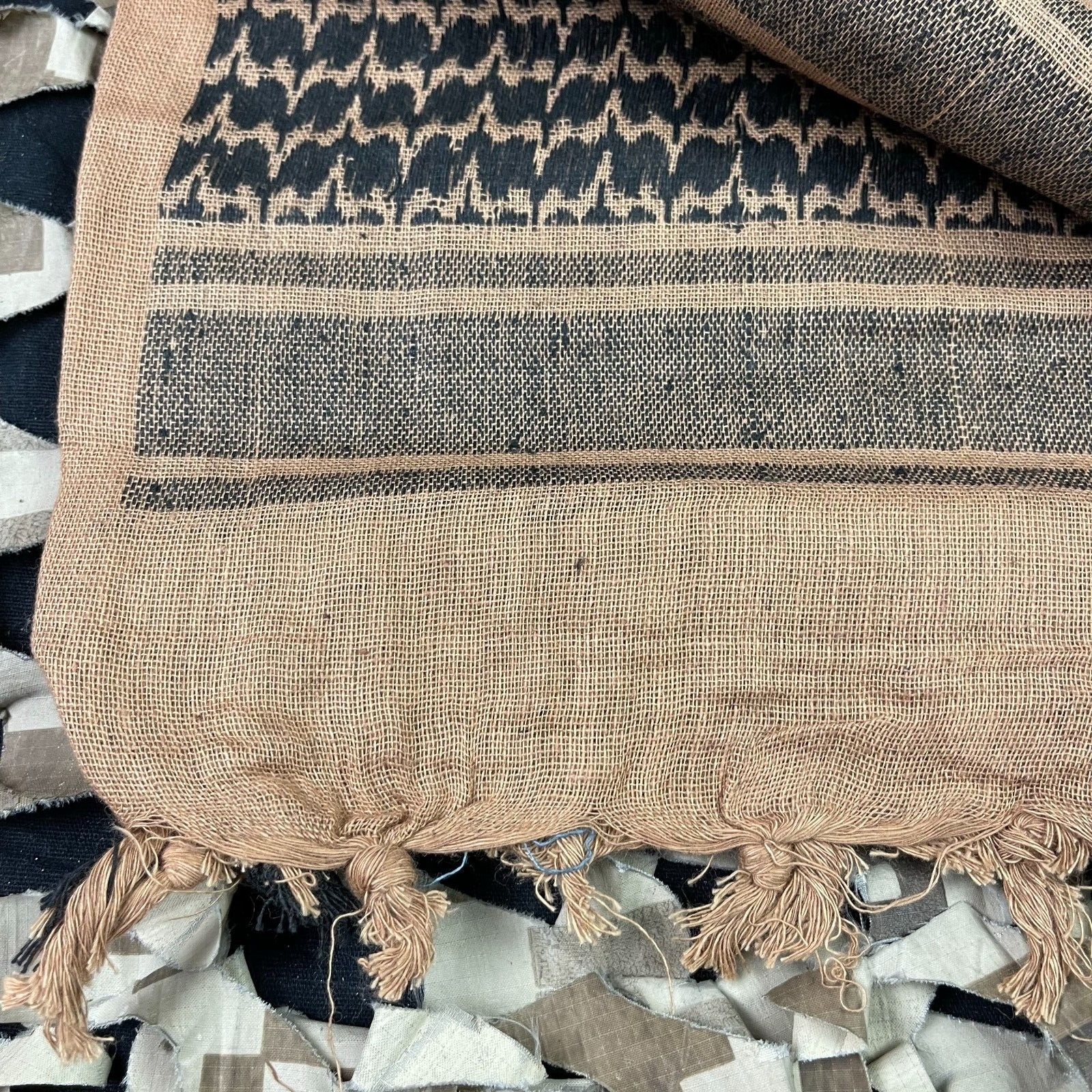 NEW First Strike Shemagh - Brown/Black