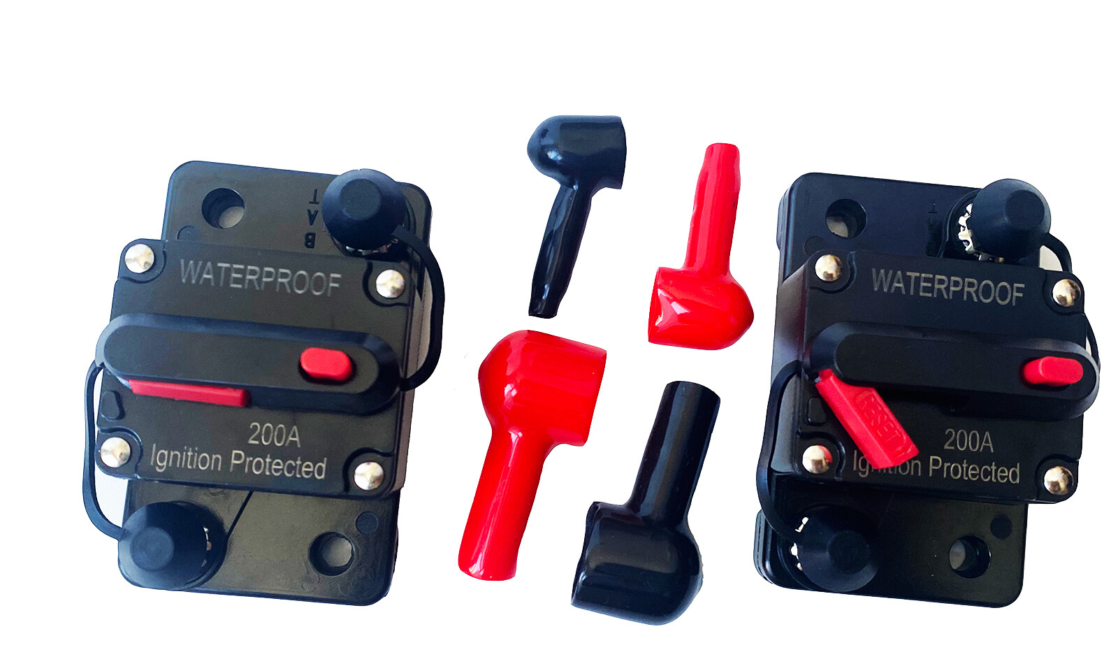 200 Amp High Current Power Relay and Battery Isolator w/200 Amp Circuit Breaker
