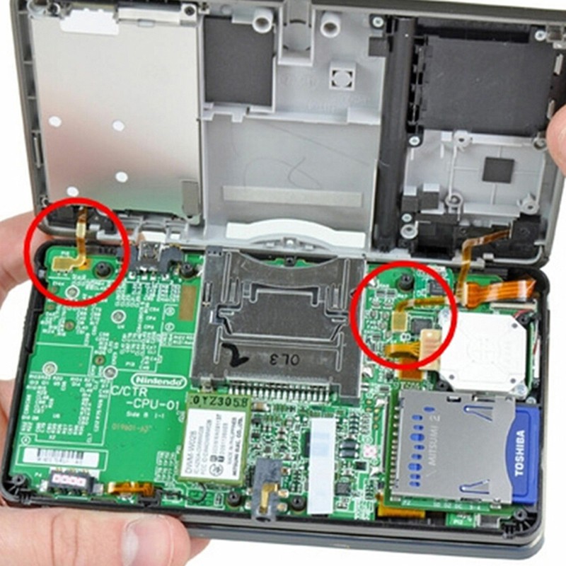 For Nintendo 3DS repair left right switch L/R shoulder button with flex cable*