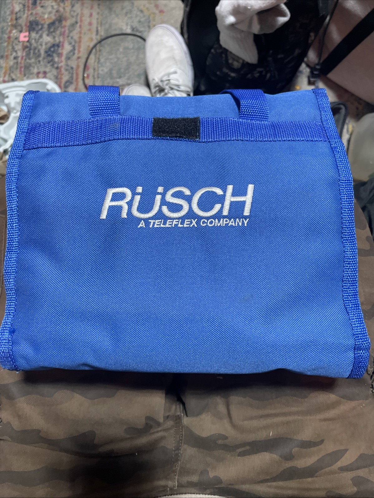 Rusch medical airway management or intubation roll-up kit.