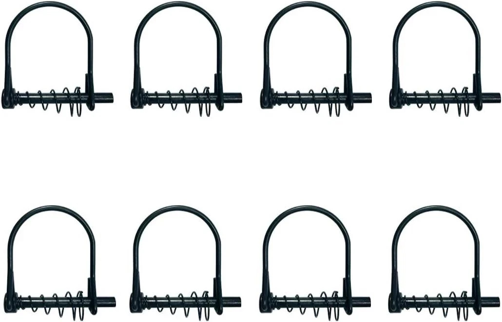 8 Pack Silent Shaft Locking Pin with Spring Hunting Stand Ladder Stands