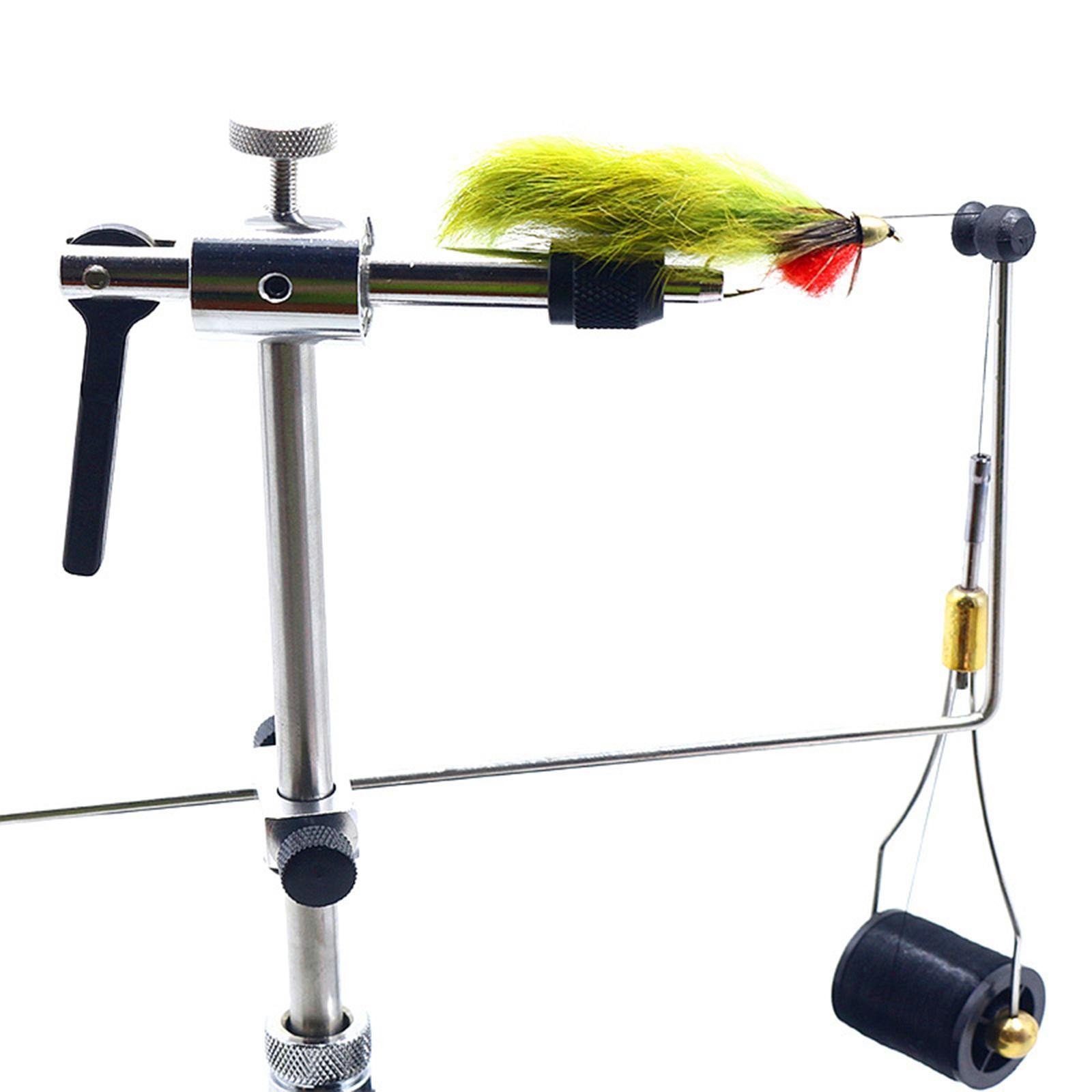 Fly Tying Vise Fly Tying Tools Universal Rotatable with Long Handle for Teasers