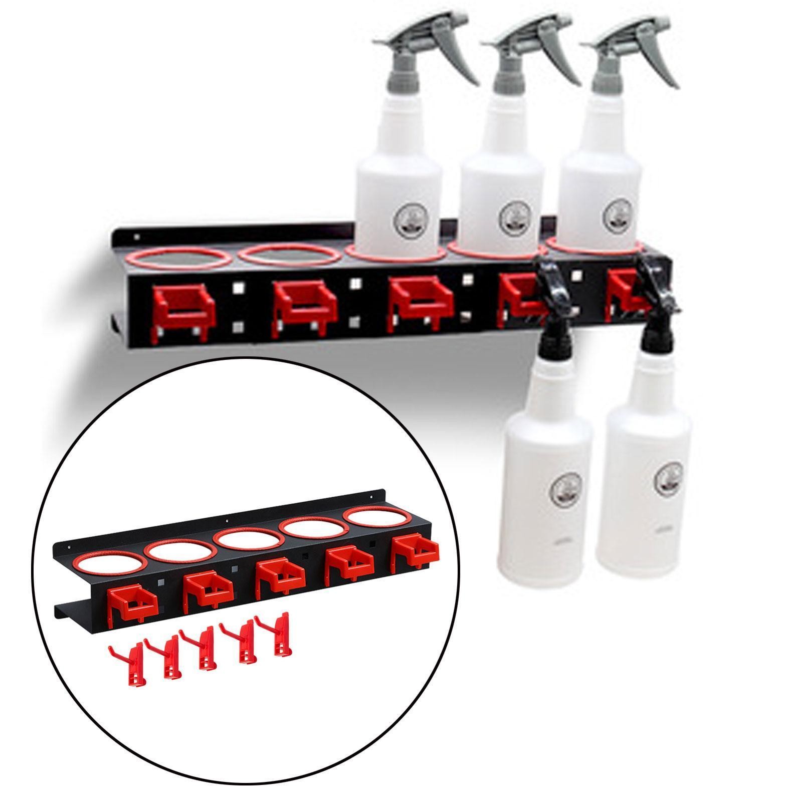 Spray Bottle Holder Bottle Storage Rack for Workspace Garage Home