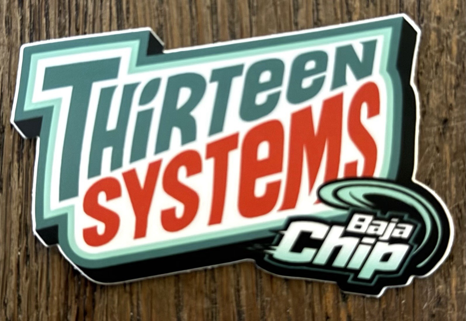 Thirteen Systems “Baja Chip Logo” Sticker