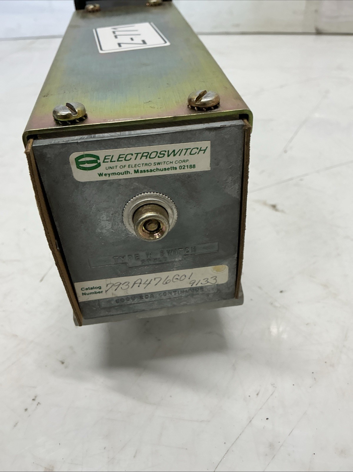 ELECTROSWITCH 793A476G01 Rotary Control Z-771