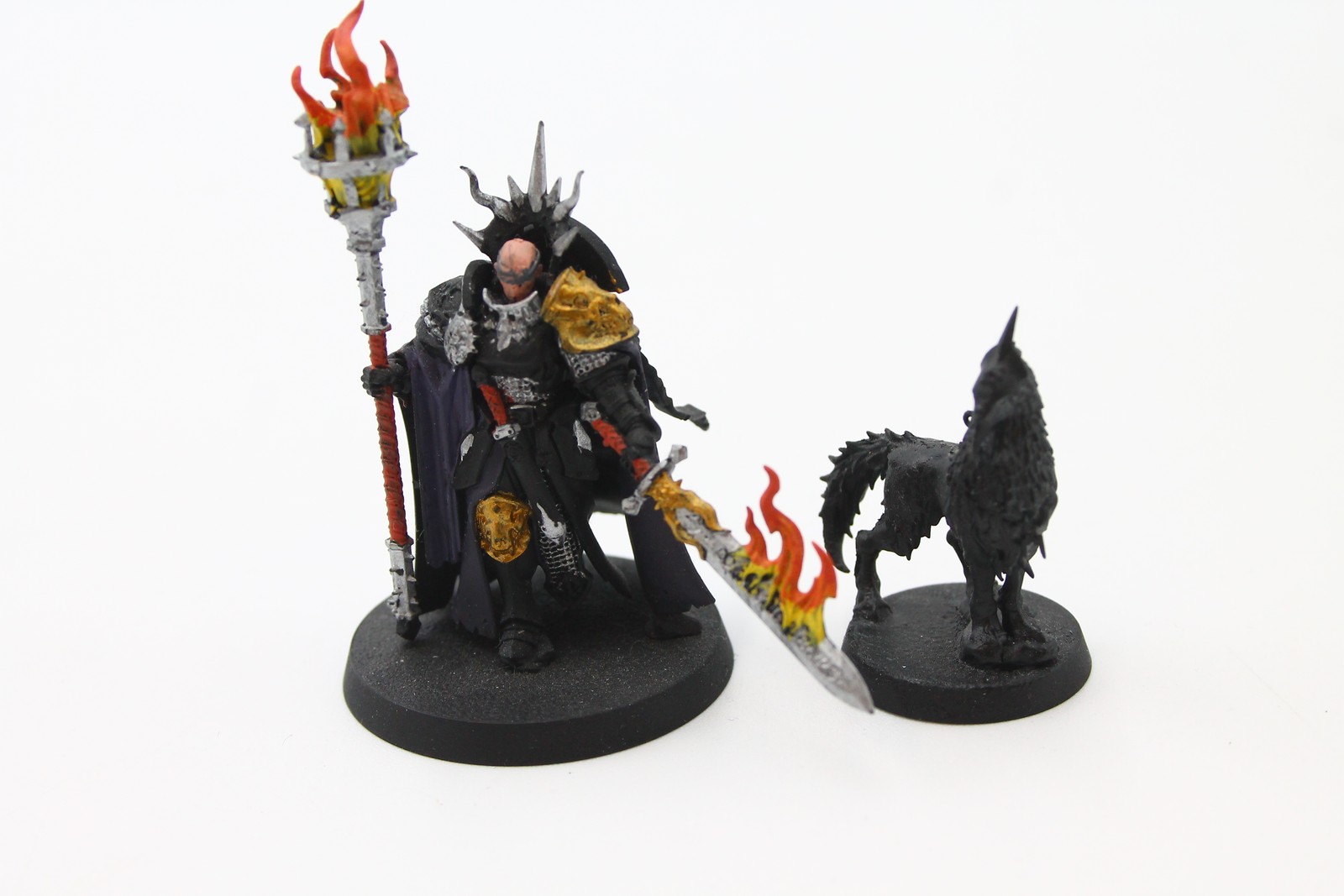 Warhammer AOS Stormcast Eternals: Lord Veritant W/ Gryph Crow (Painted, OOP)
