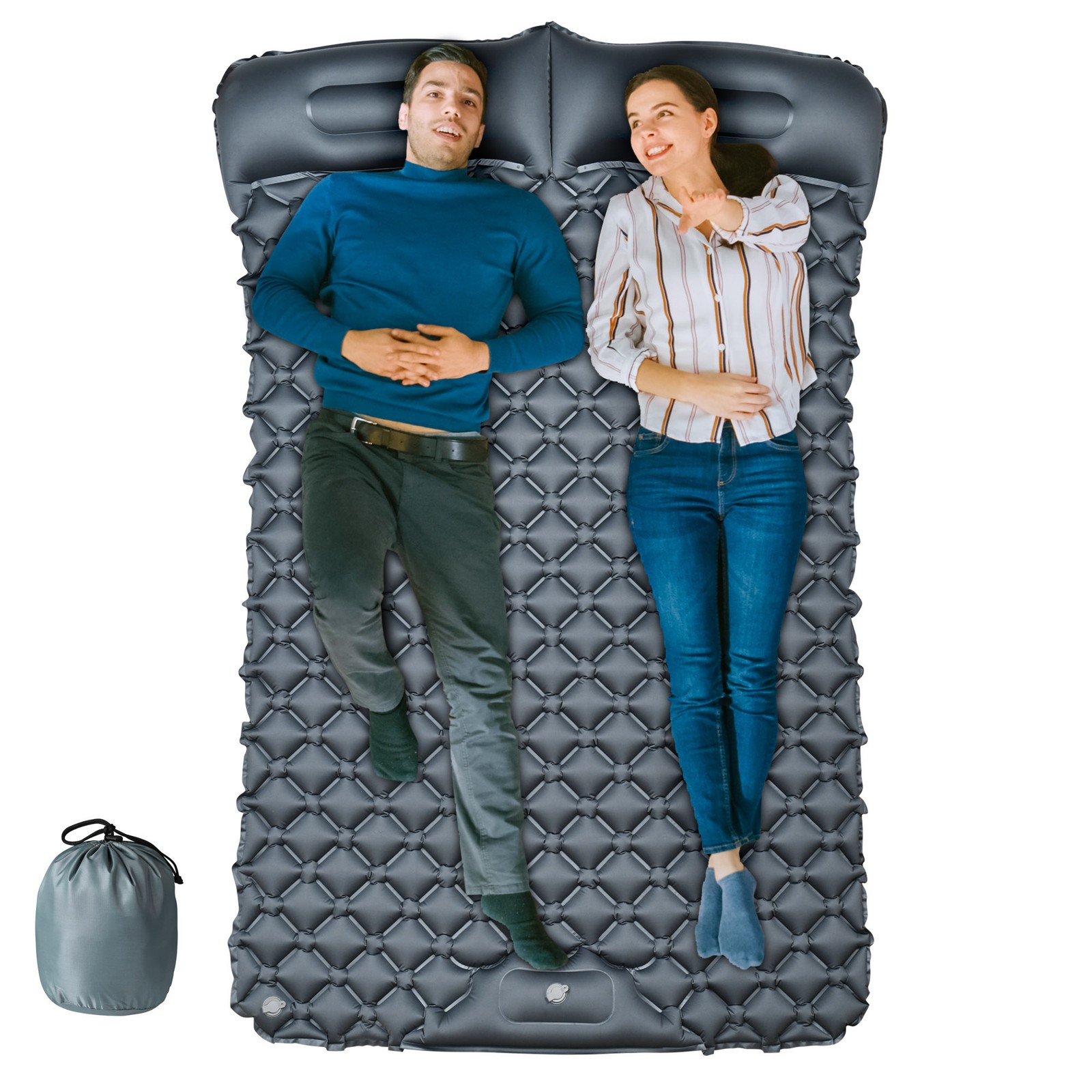 2-Person Sleeping Cot Pad - Comfortable for Camping/Outdoor Use