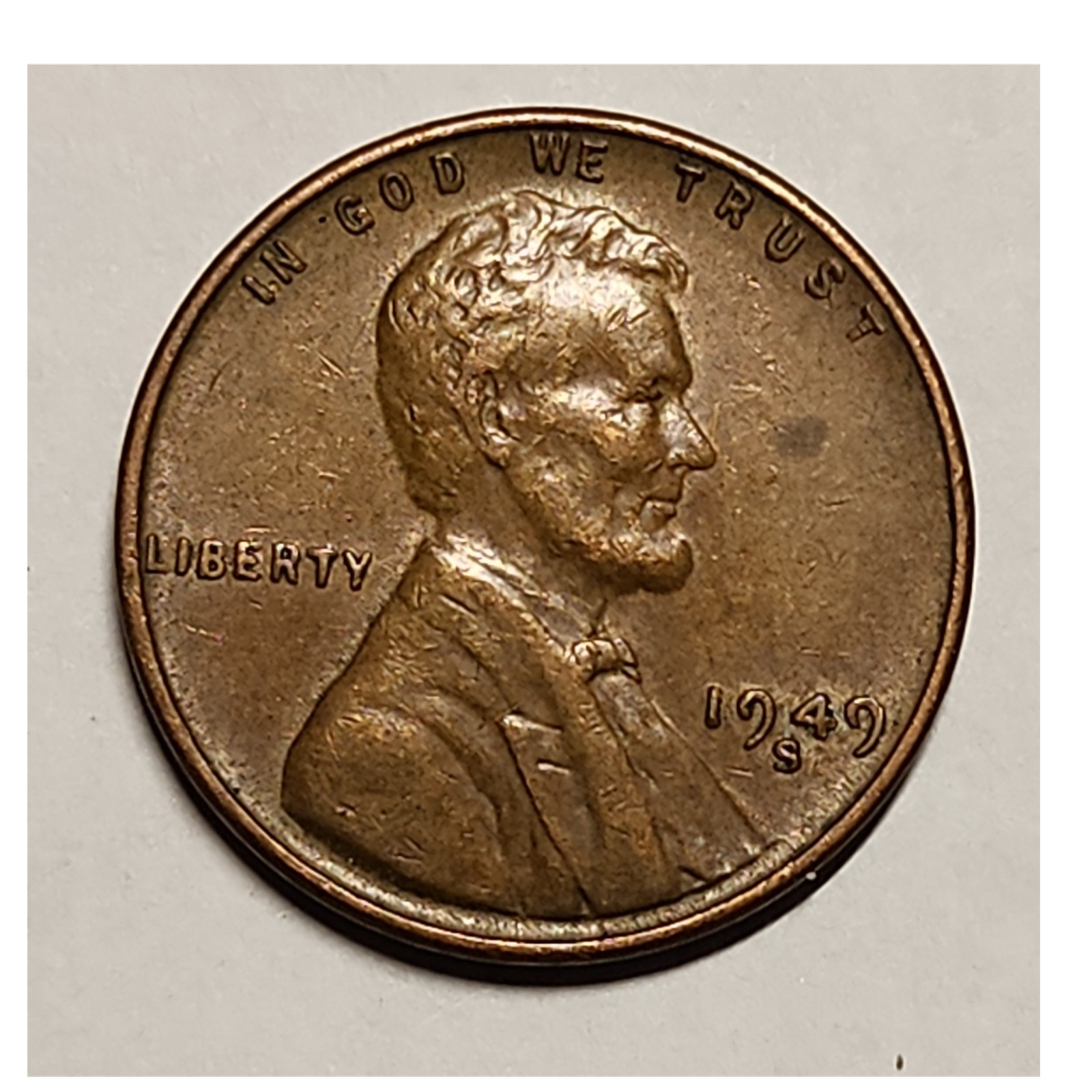 1949 Lincoln Wheat 1C~Extra Fine.Cond~FAST FREE SHIPPING #1