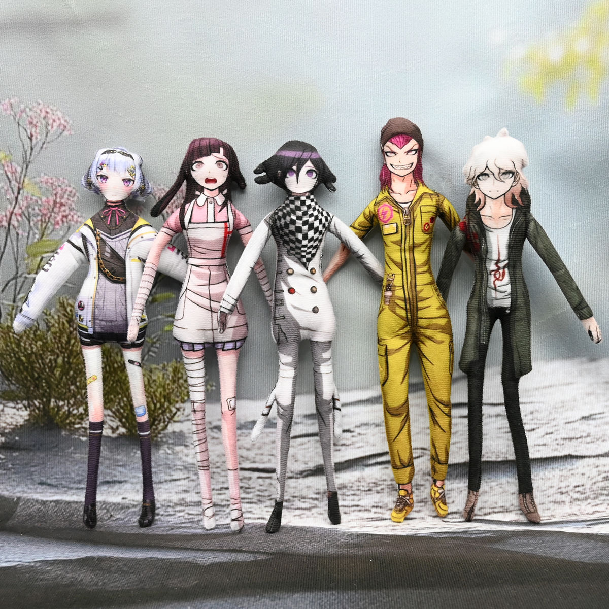 28cm Danganronpa Nagito Funny Anime Plush Doll Cosplay Prop Toys Stuffed Doll