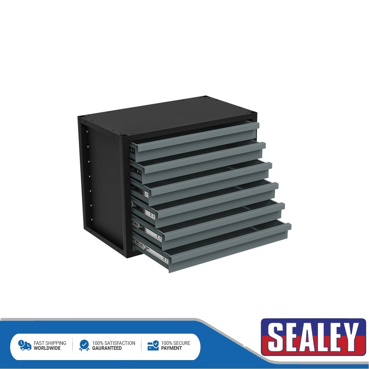 Sealey Modular Storage Mid Unit 6 Drawer 580mm APMRM1