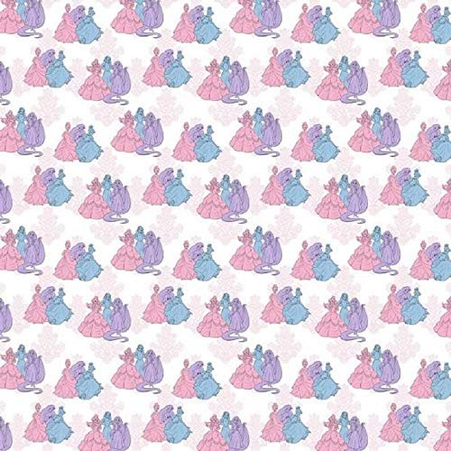 Princesses Friends White Cotton Pillowcase