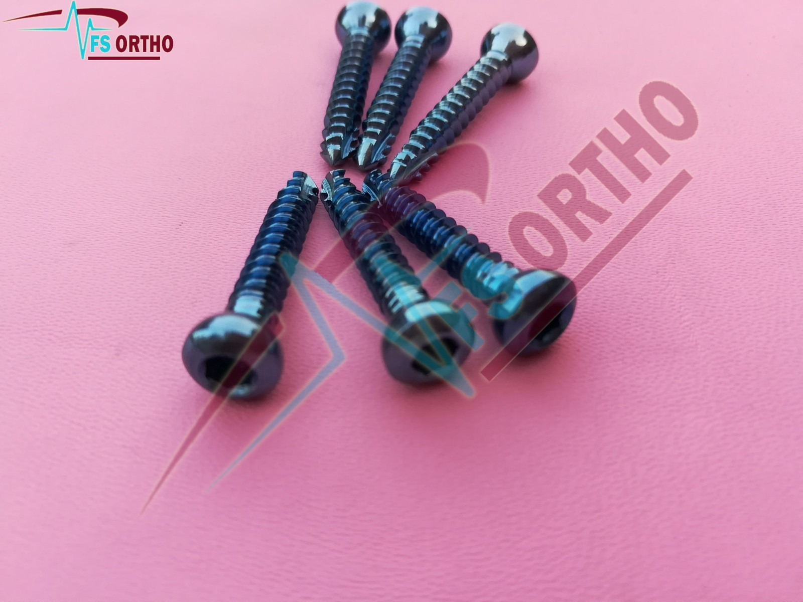 3.5mm Cortex Screws, Self Taping, Titanium Screws (180 pcs) Titanium grade 5