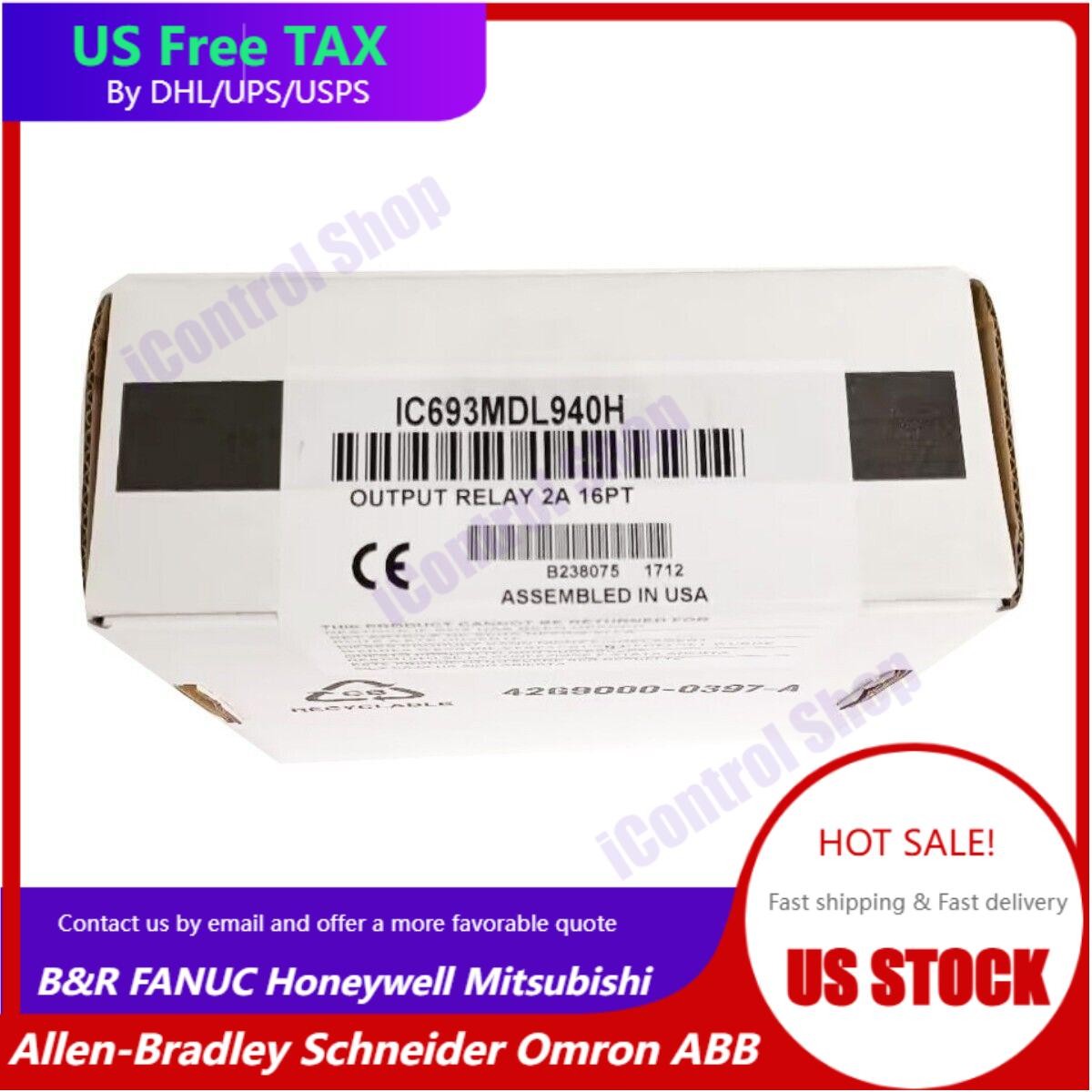 NEW in box GE Fanuc IC693MDL940H Output Module US Free TAX