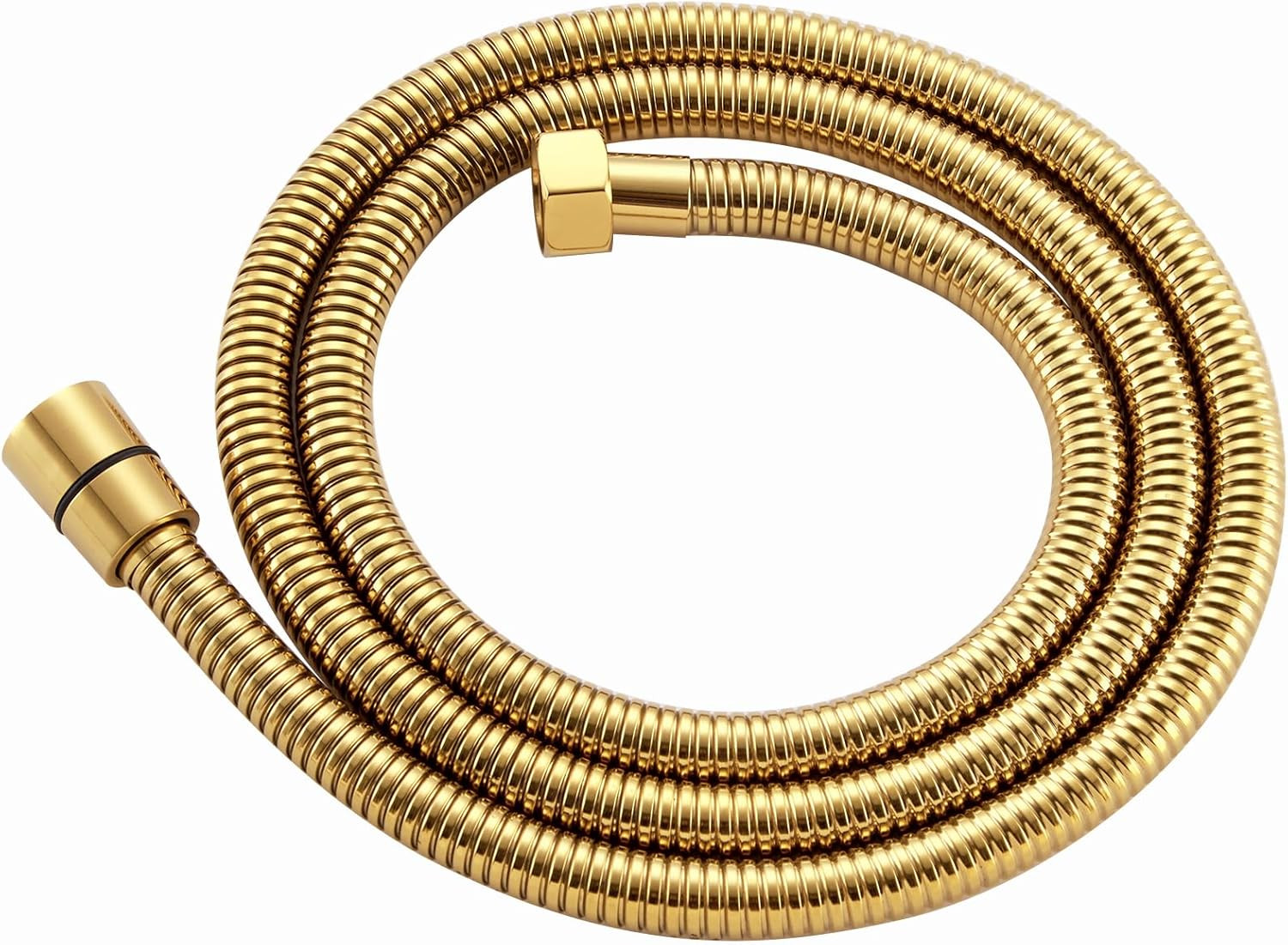 Titanium Gold Shower Hose, 59-Inch Extra Long Handheld Shower Head Hose Replacem
