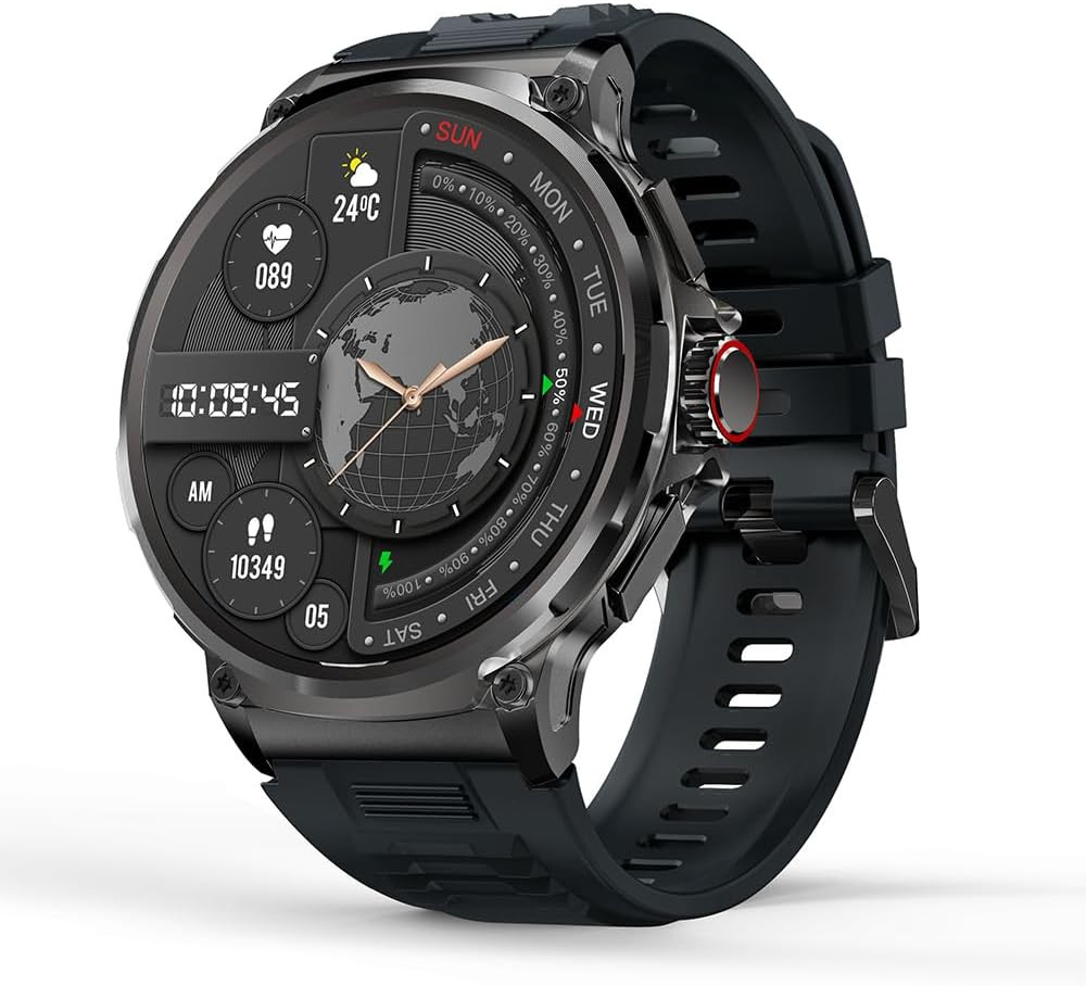 Smart Watch 1.85-Inch High-Clear Screen Sports Health Monitoring Sleep Monitor W