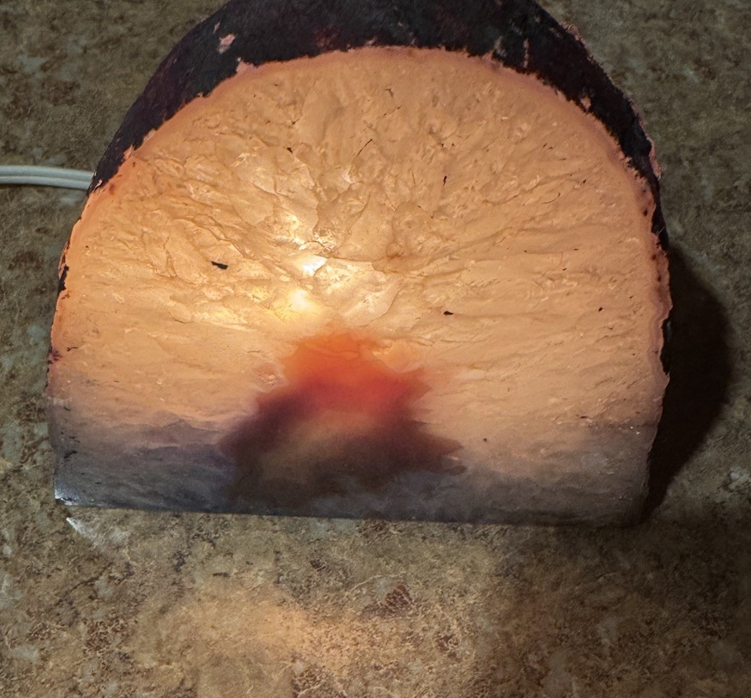 Brazilian Agate Stone Lamp -Accent Light 5”