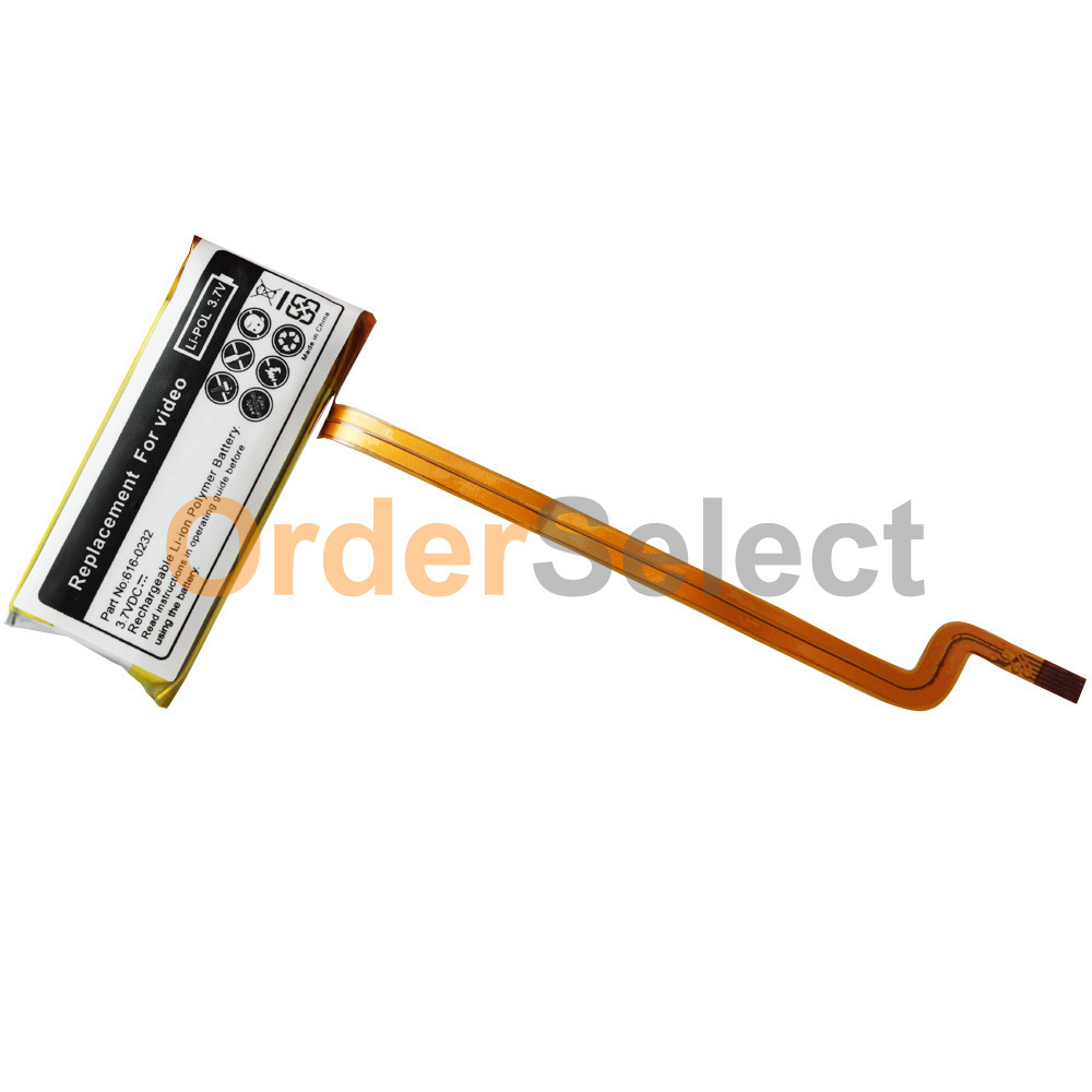 NEW Replacement Battery 616-0232 for MP3 Apple iPod 7th Gen Classic 80GB 50+SOLD