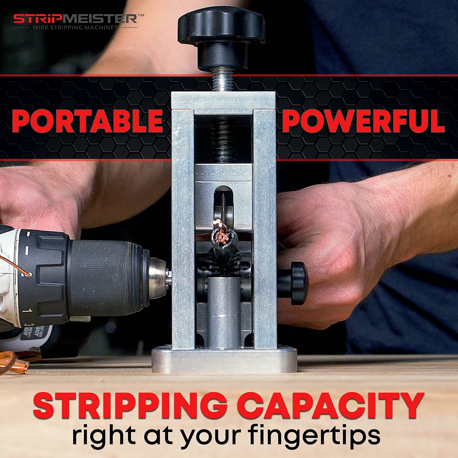 Manual Wire Stripper Machine Drill-Powered for Easy Copper Wire Stripping