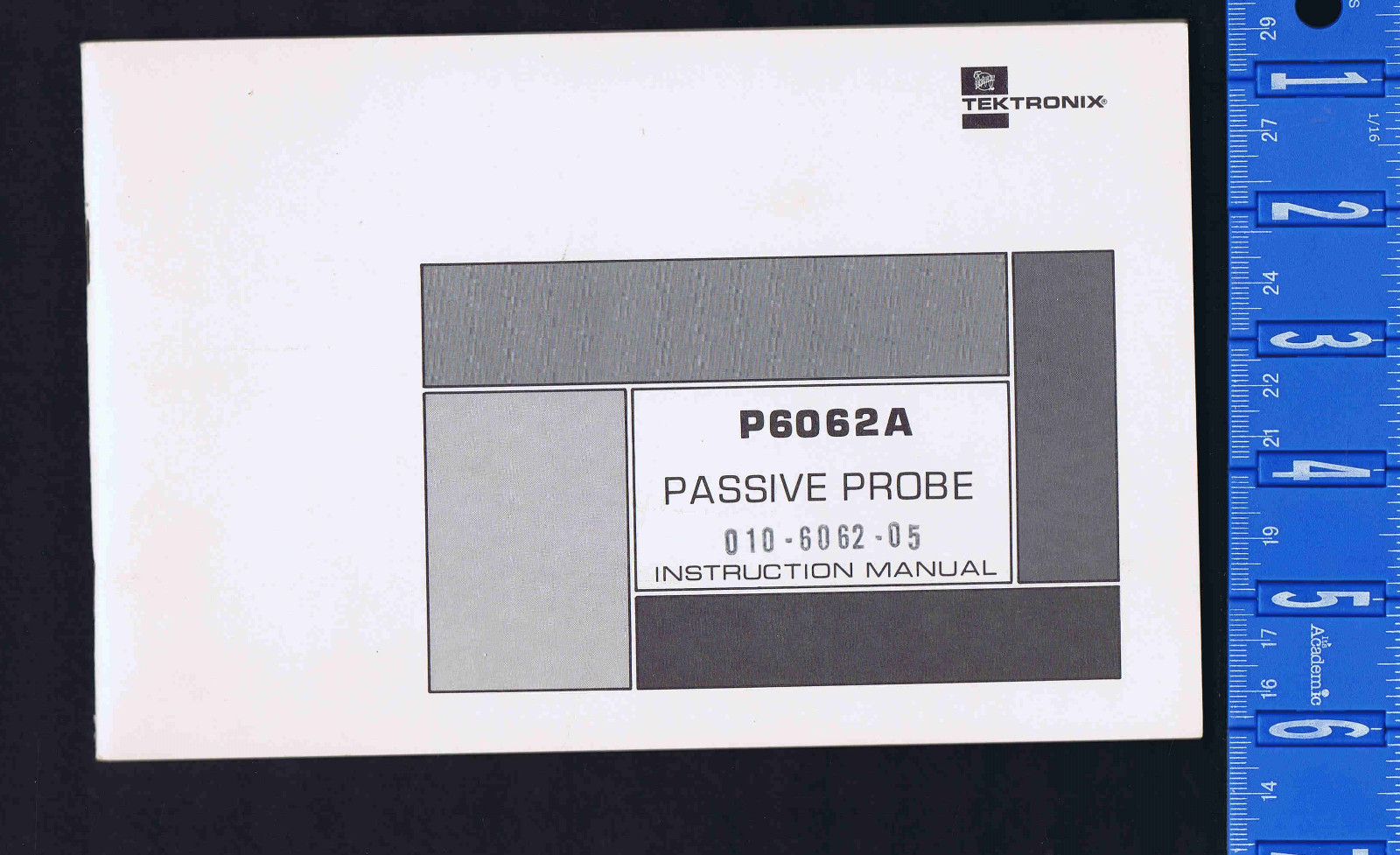 Tektronix P6062A Passive Probe Instruction Manual 010-6062-05